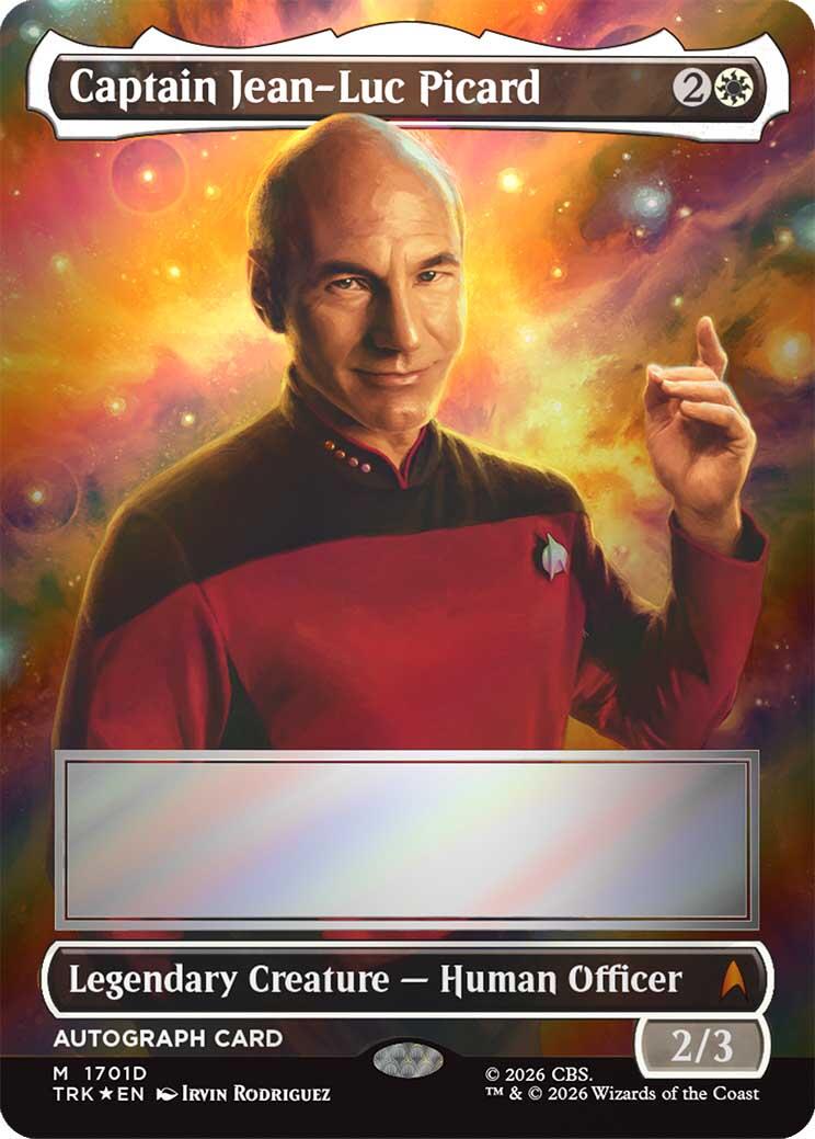 Captain Jean-Luc Picard (Borderless) (Signed) [Star Trek] | Exor Games New Glasgow