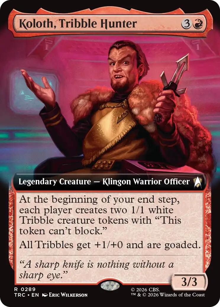 Koloth, Tribble Hunter (Extended Art) [Star Trek Commander] | Exor Games New Glasgow