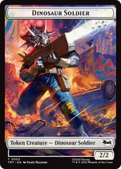 Dinosaur Soldier // Copy Double-Sided Token [Teenage Mutant Ninja Turtles Tokens] | Exor Games New Glasgow