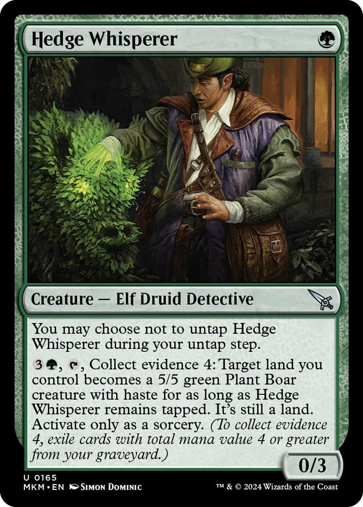 Hedge Whisperer [Murders at Karlov Manor] | Exor Games New Glasgow