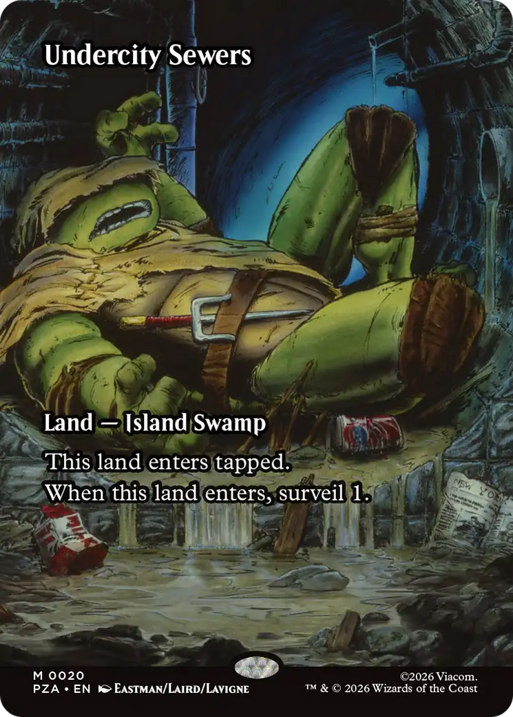 Undercity Sewers (Borderless) [Teenage Mutant Ninja Turtles Eternal-Legal] | Exor Games New Glasgow