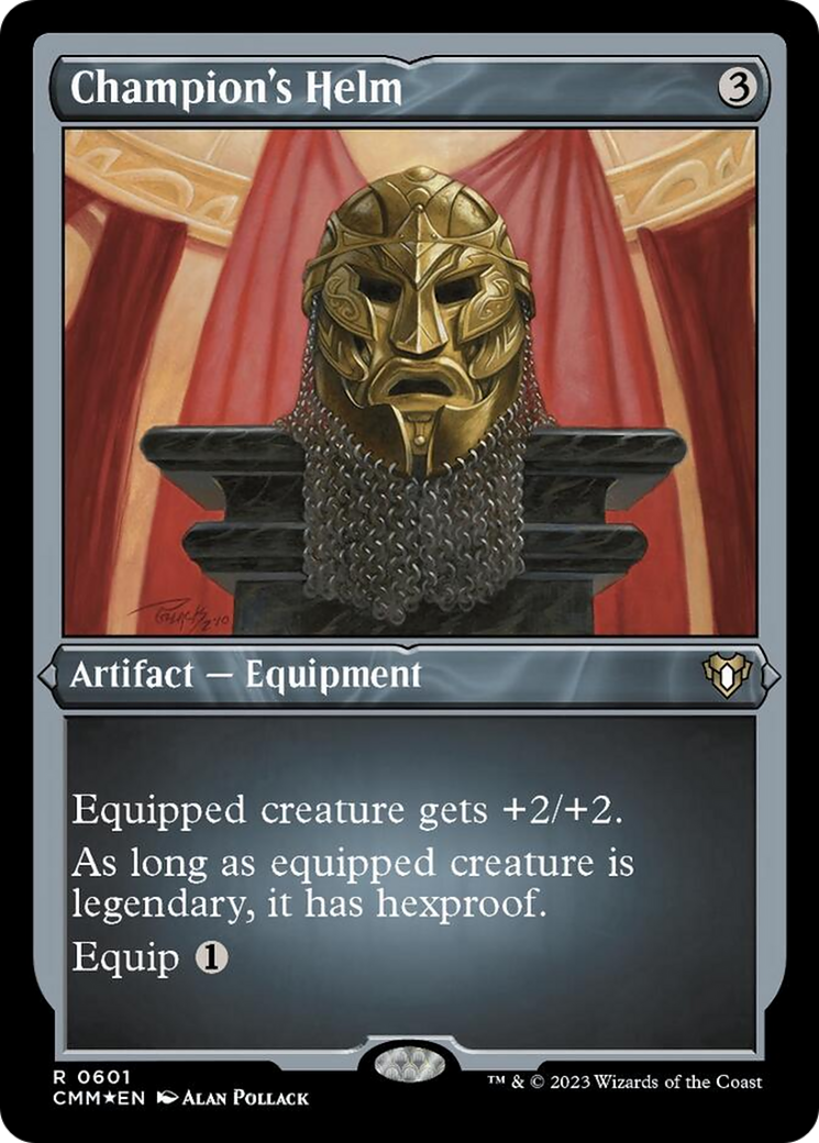 Champion's Helm (Foil Etched) [Commander Masters] | Exor Games New Glasgow