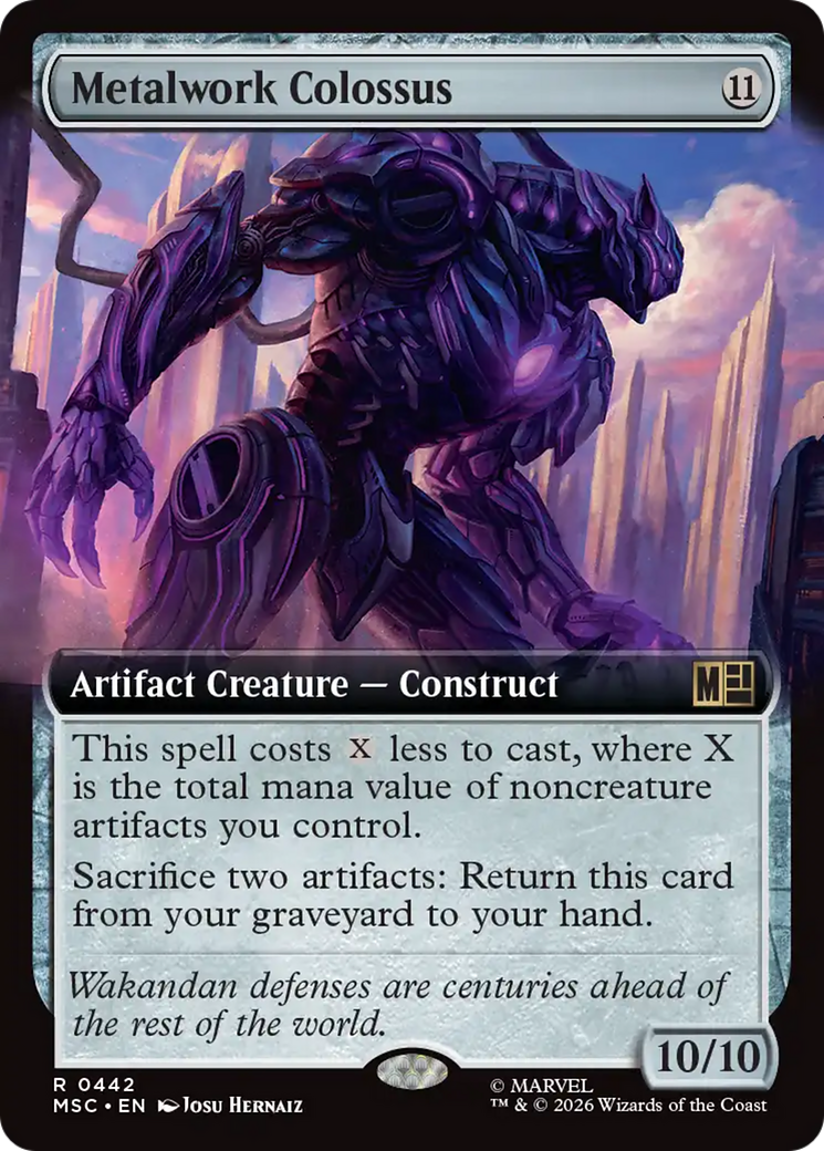 Metalwork Colossus (Extended Art) [Marvel Super Heroes Commander] | Exor Games New Glasgow