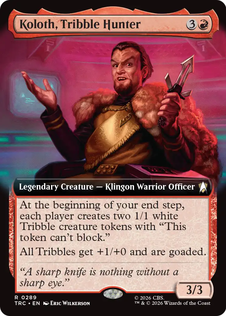Koloth, Tribble Hunter (Extended Art) [Star Trek] | Exor Games New Glasgow