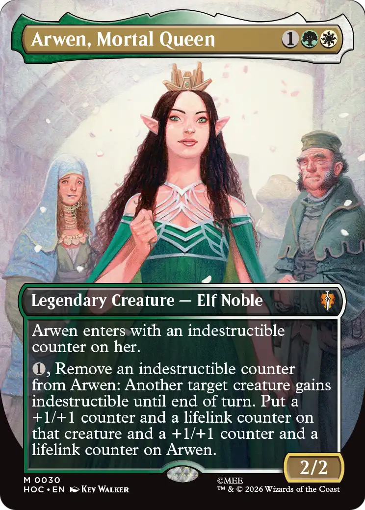 Arwen, Mortal Queen (Borderless) [The Hobbit: Eternal-Legal] | Exor Games New Glasgow