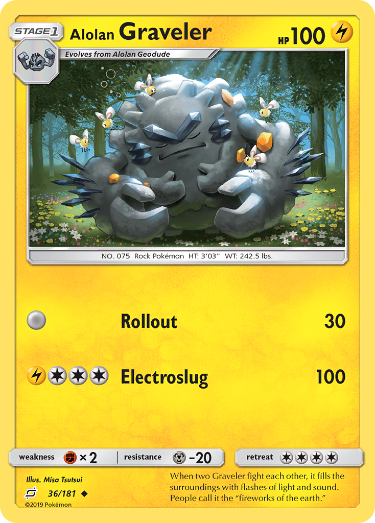 Alolan Graveler (36/181) [Sun & Moon: Team Up] | Exor Games New Glasgow