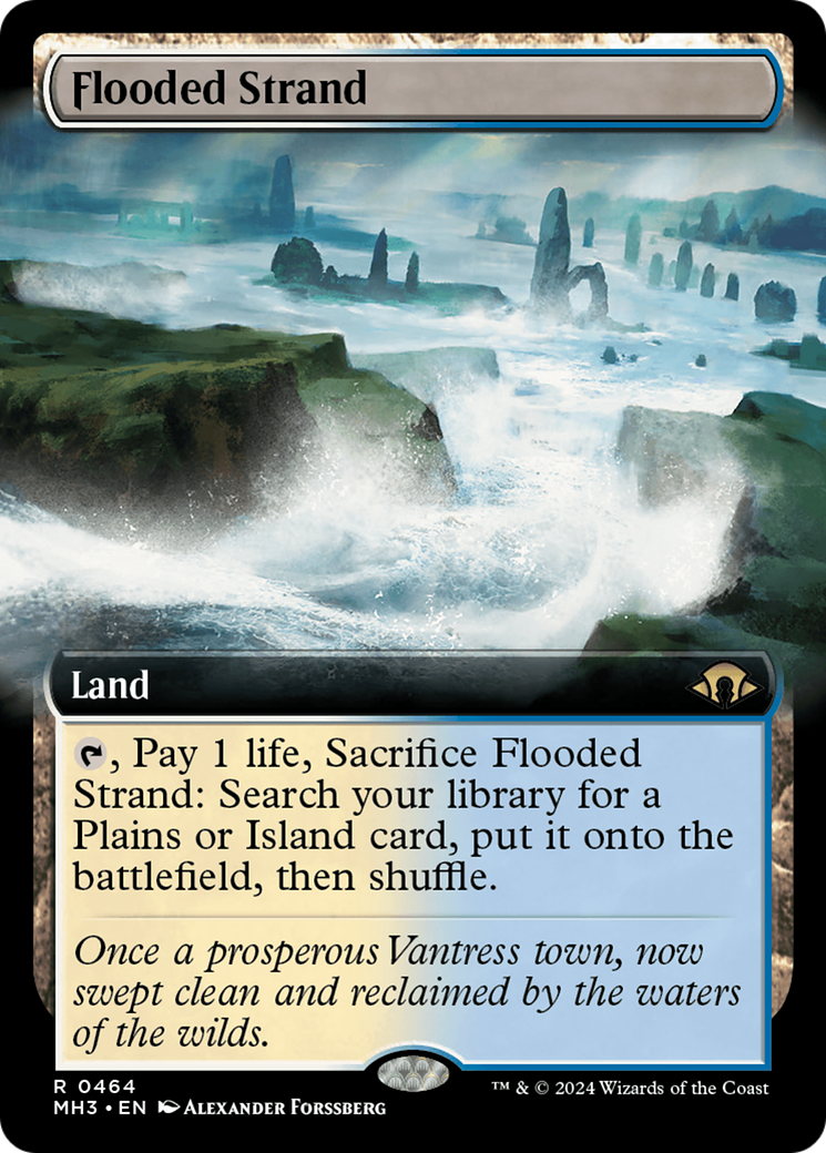Flooded Strand (Extended Art) [Modern Horizons 3] | Exor Games New Glasgow