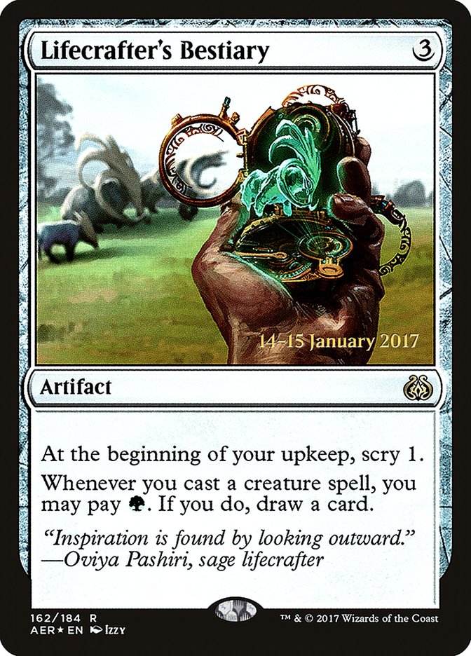 Lifecrafter's Bestiary [Aether Revolt Prerelease Promos] | Exor Games New Glasgow