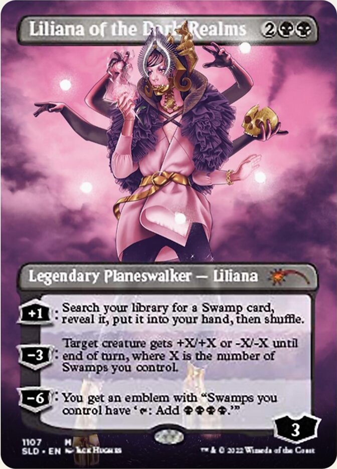 Liliana of the Dark Realms (Borderless) [Secret Lair Drop Series] | Exor Games New Glasgow