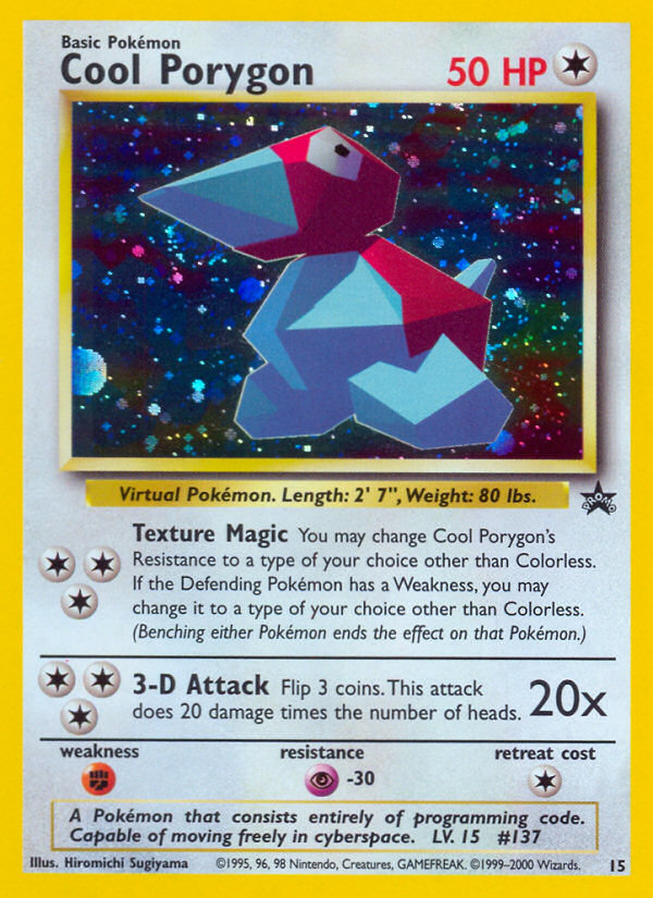 Cool Porygon (15) [Wizards of the Coast: Black Star Promos] | Exor Games New Glasgow