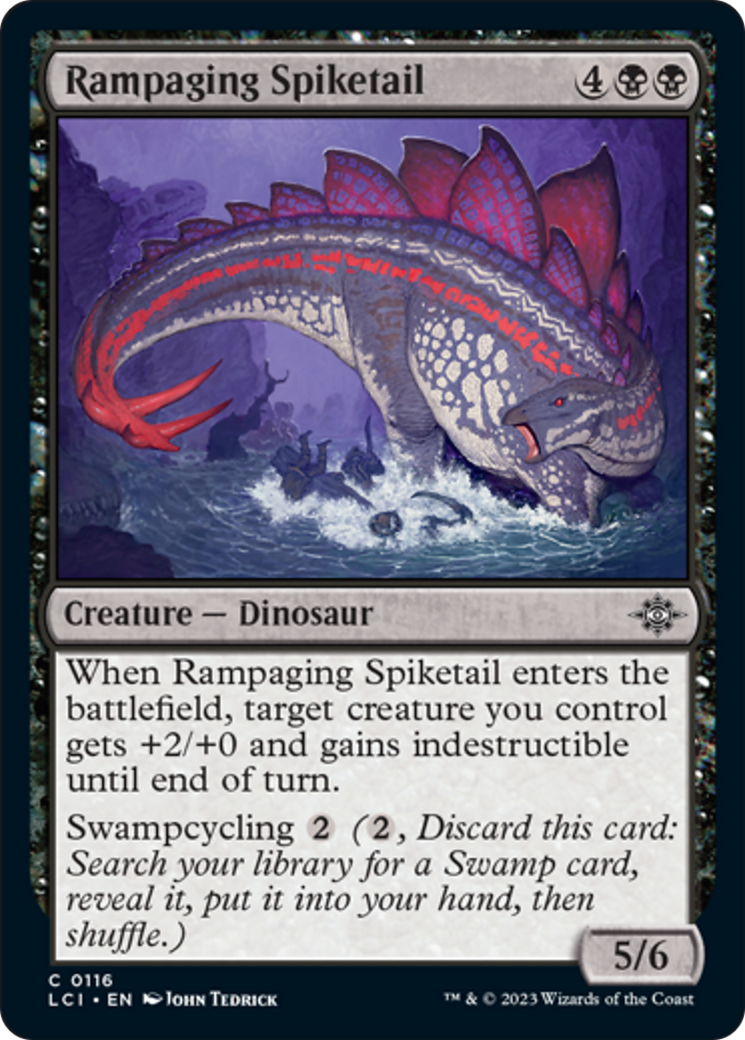 Rampaging Spiketail [The Lost Caverns of Ixalan] | Exor Games New Glasgow