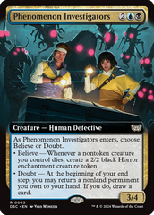 Phenomenon Investigators (Extended Art) [Duskmourn: House of Horror Commander] | Exor Games New Glasgow