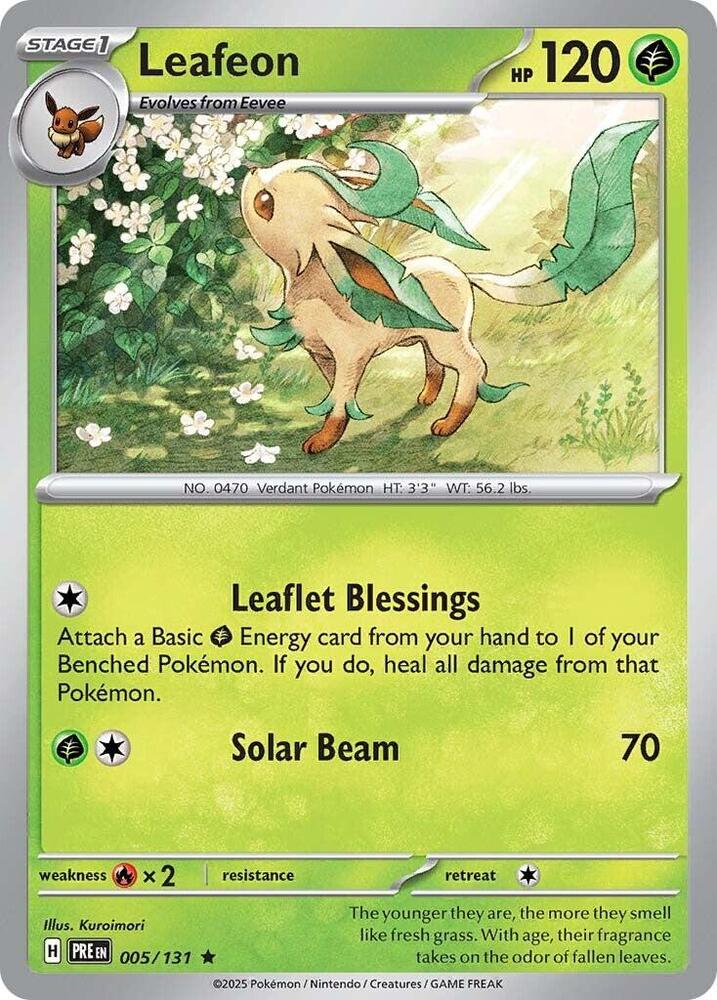 Leafeon (005/131) [Scarlet & Violet: Prismatic Evolutions] | Exor Games New Glasgow