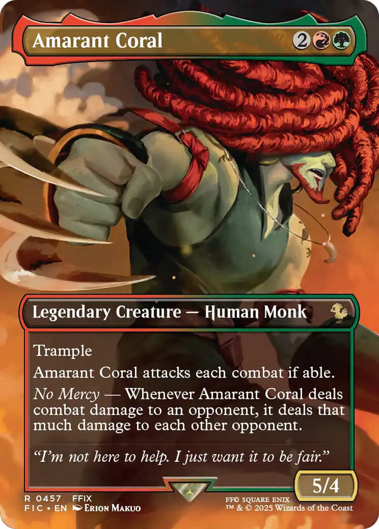 Amarant Coral (Borderless) [FINAL FANTASY Commander] | Exor Games New Glasgow