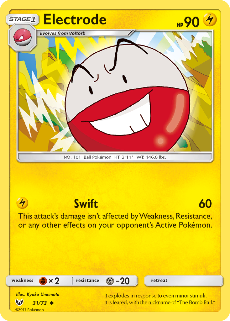 Electrode (31/73) [Sun & Moon: Shining Legends] | Exor Games New Glasgow