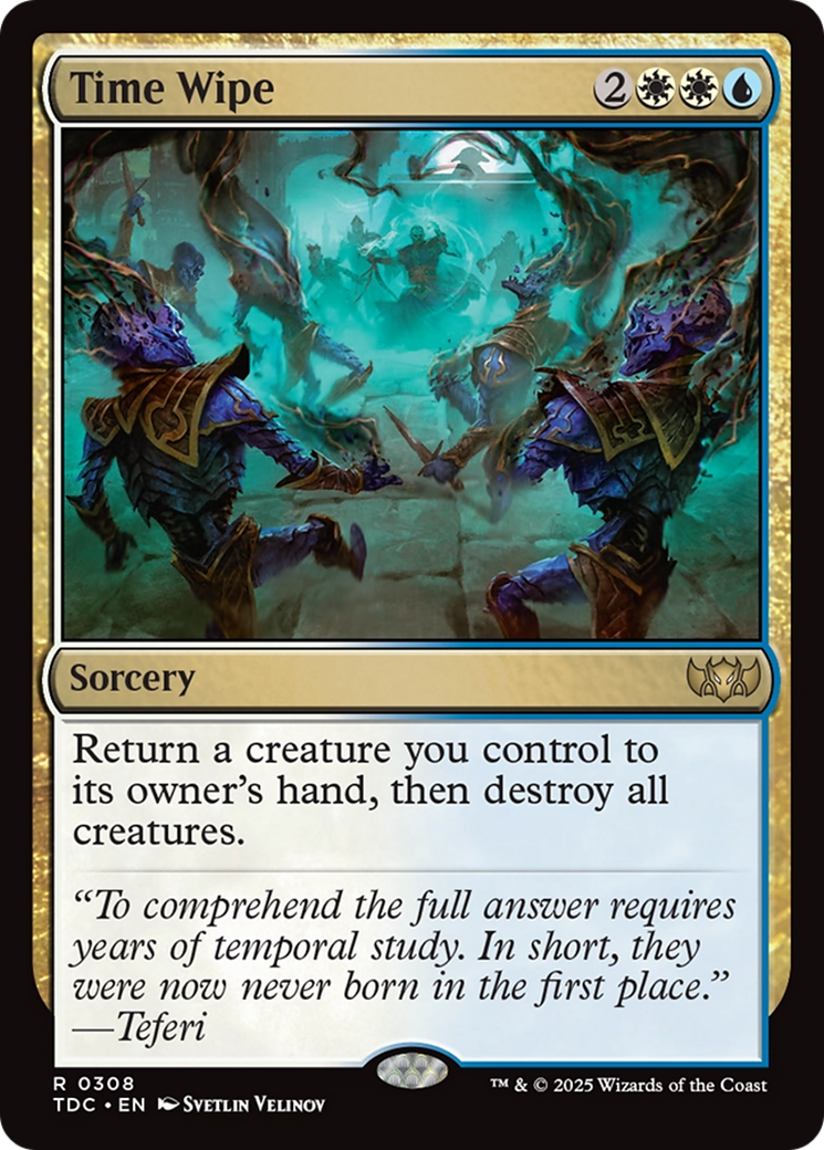 Time Wipe [Tarkir: Dragonstorm Commander] | Exor Games New Glasgow