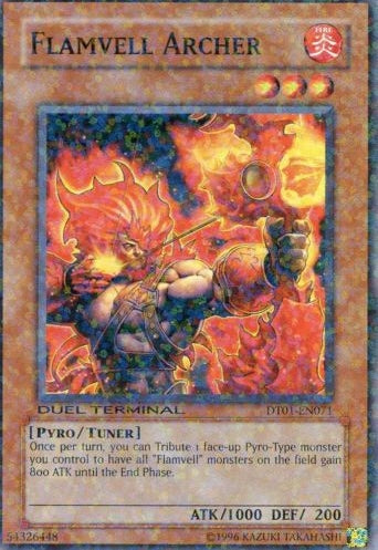 Flamvell Archer [DT01-EN071] Common | Exor Games New Glasgow