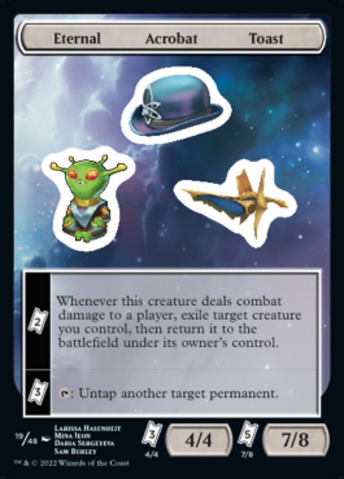 Eternal Acrobat Toast [Unfinity Stickers] | Exor Games New Glasgow