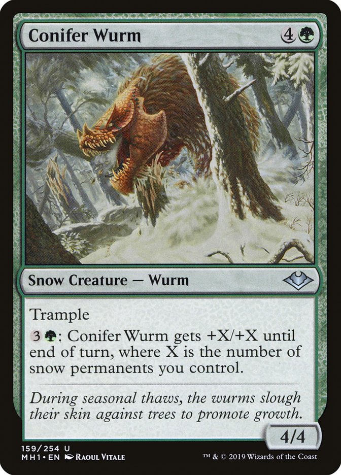 Conifer Wurm [Modern Horizons] | Exor Games New Glasgow