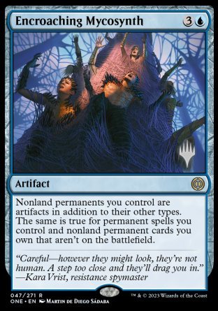 Encroaching Mycosynth (Promo Pack) [Phyrexia: All Will Be One Promos] | Exor Games New Glasgow