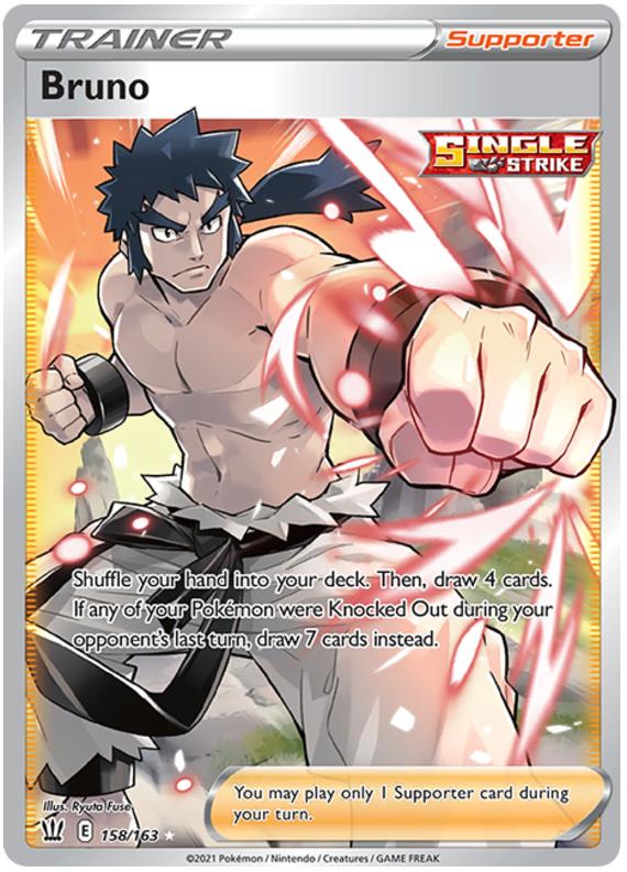 Bruno (158/163) [Sword & Shield: Battle Styles] | Exor Games New Glasgow