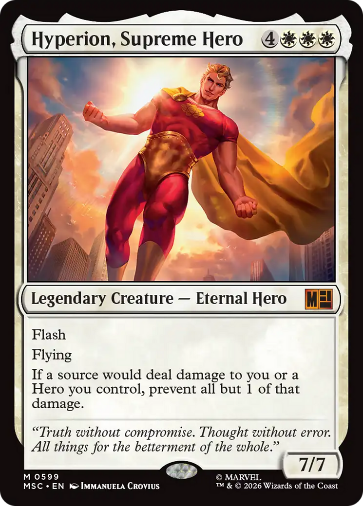 Hyperion, Supreme Hero [Marvel Super Heroes Commander] | Exor Games New Glasgow