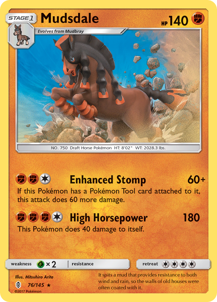 Mudsdale (76/145) [Sun & Moon: Guardians Rising] | Exor Games New Glasgow