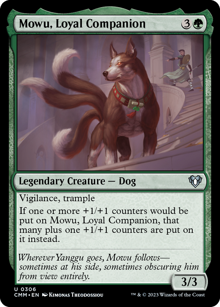 Mowu, Loyal Companion [Commander Masters] | Exor Games New Glasgow