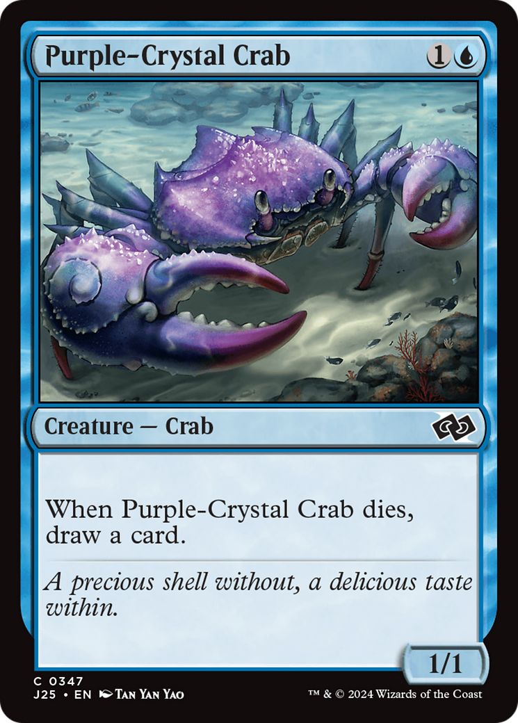 Purple-Crystal Crab [Foundations Jumpstart] | Exor Games New Glasgow