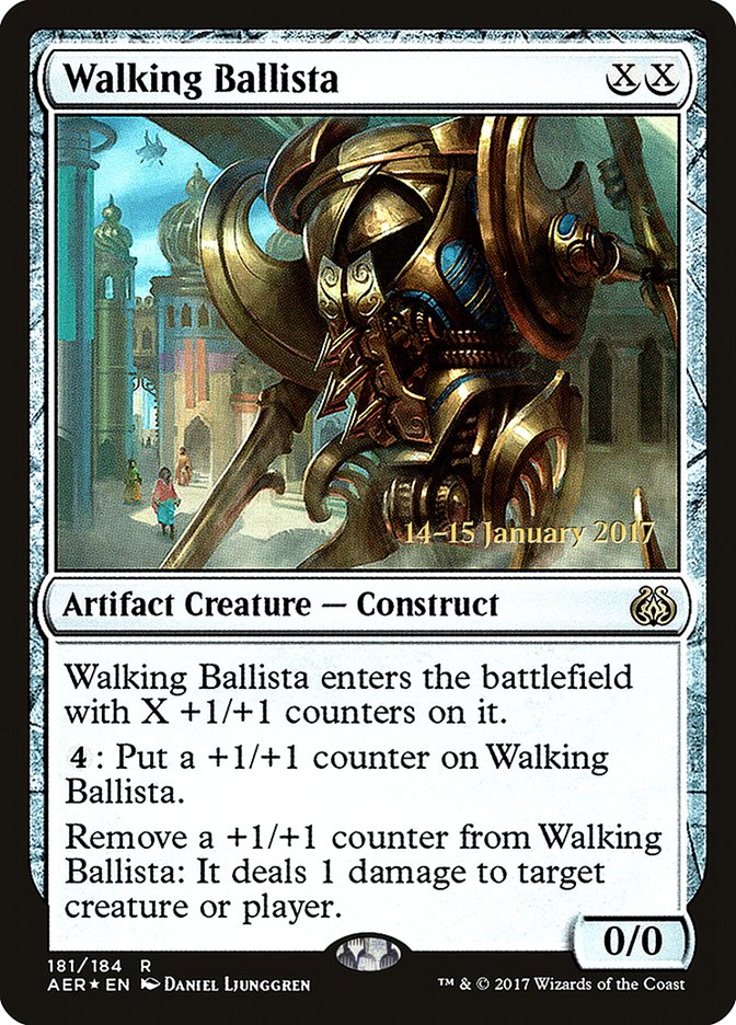 Walking Ballista [Aether Revolt Prerelease Promos] | Exor Games New Glasgow