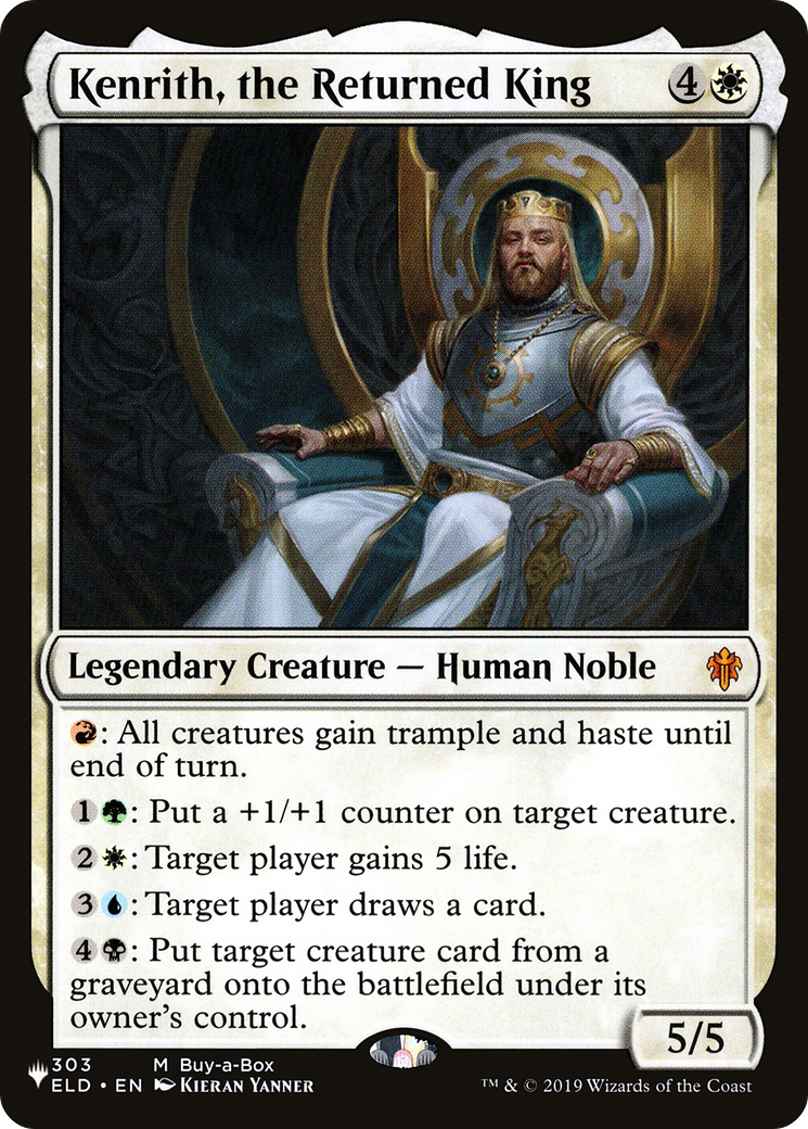 Kenrith, the Returned King [The List] | Exor Games New Glasgow