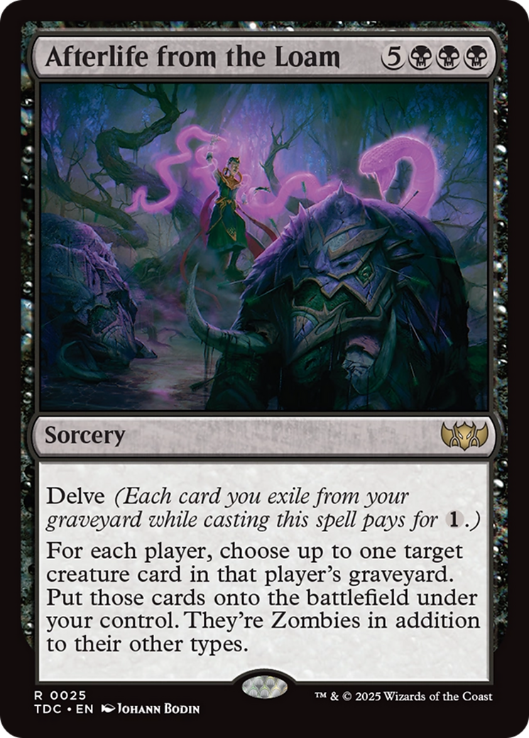 Afterlife from the Loam [Tarkir: Dragonstorm Commander] | Exor Games New Glasgow