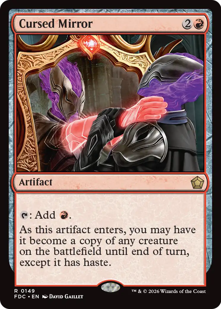 Cursed Mirror [Foundations Commander] | Exor Games New Glasgow