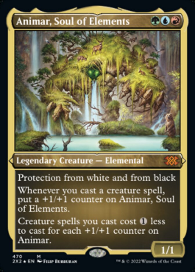 Animar, Soul of Elements (Foil Etched) [Double Masters 2022] | Exor Games New Glasgow