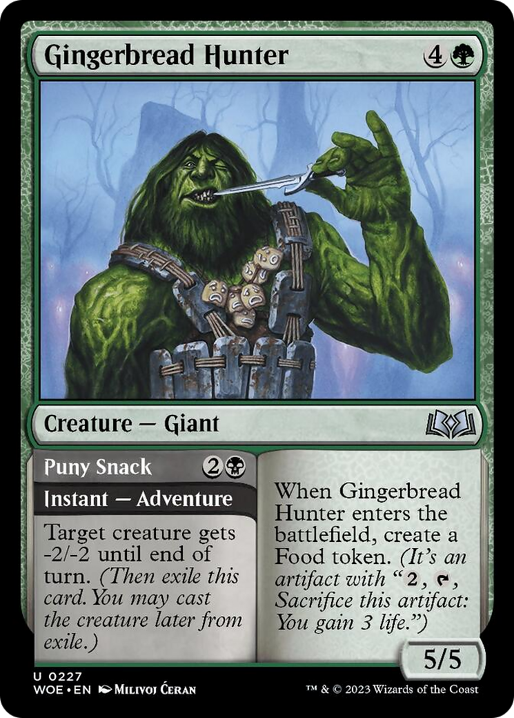 Gingerbread Hunter // Puny Snack [Wilds of Eldraine] | Exor Games New Glasgow