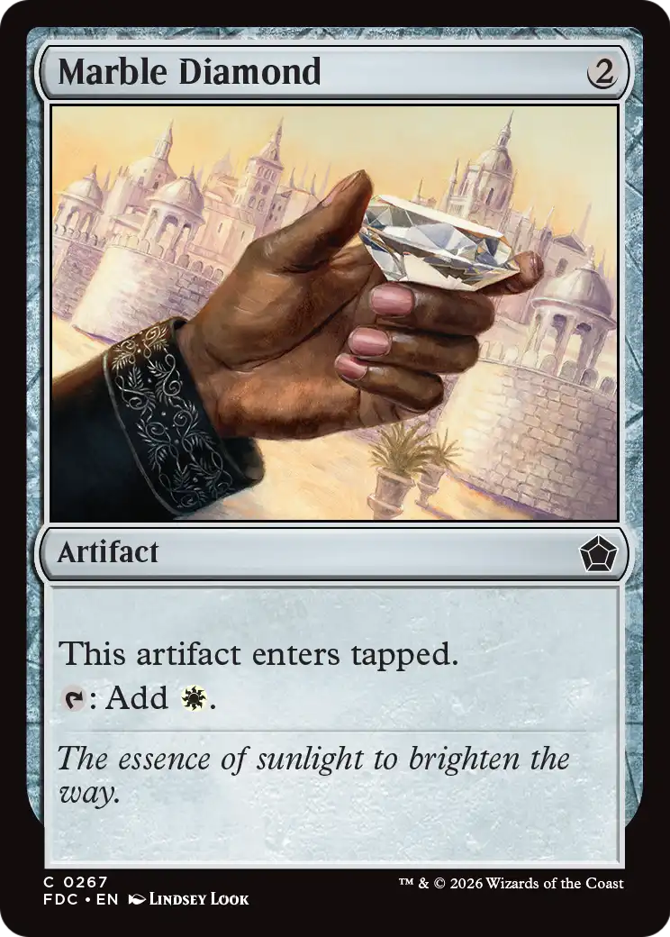 Marble Diamond [Foundations Commander] | Exor Games New Glasgow