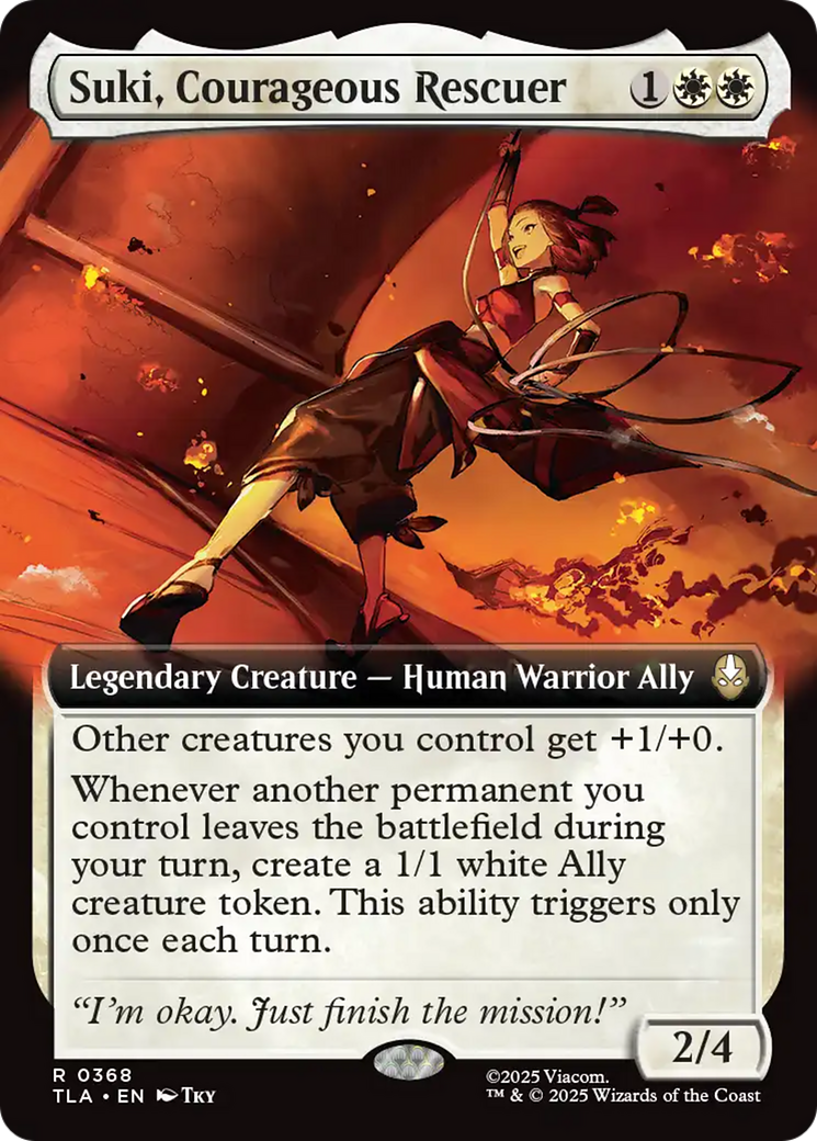 Suki, Courageous Rescuer (Extended Art) [Avatar: The Last Airbender] | Exor Games New Glasgow
