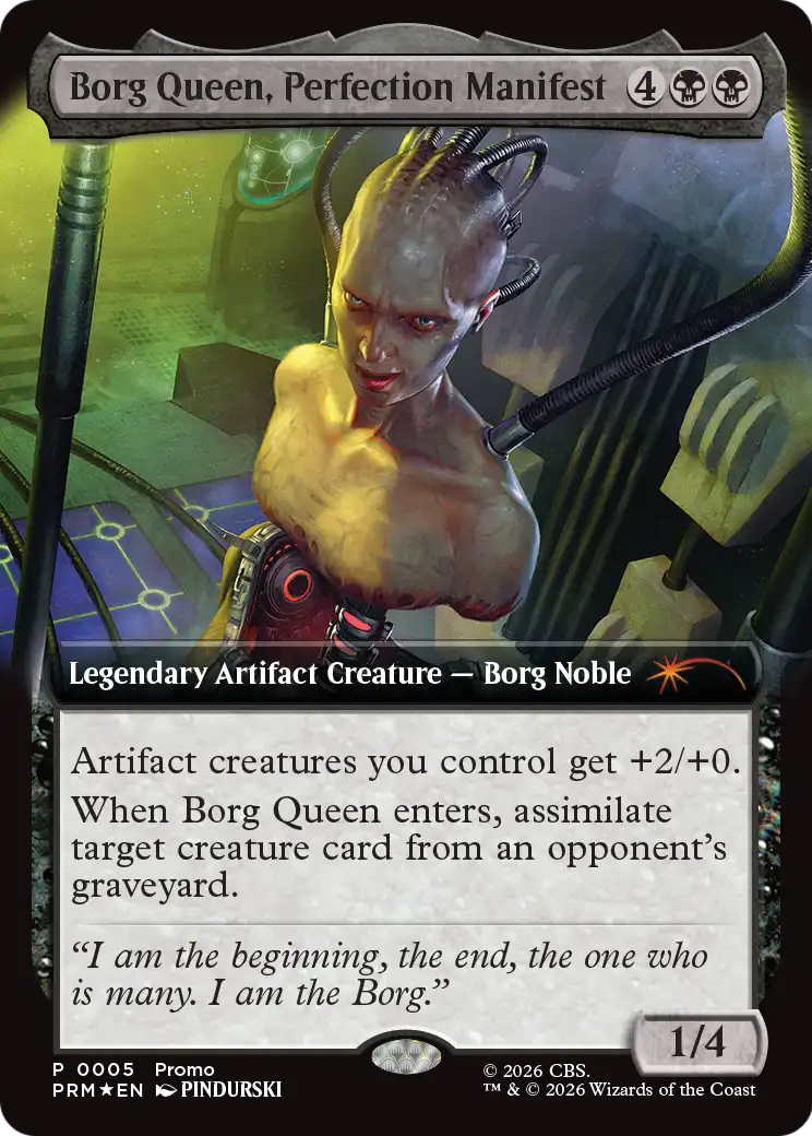 Borg Queen, Perfection Manifest (Extended Art) [Star Trek Promos] | Exor Games New Glasgow