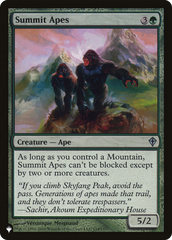 Summit Apes [The List Reprints] | Exor Games New Glasgow