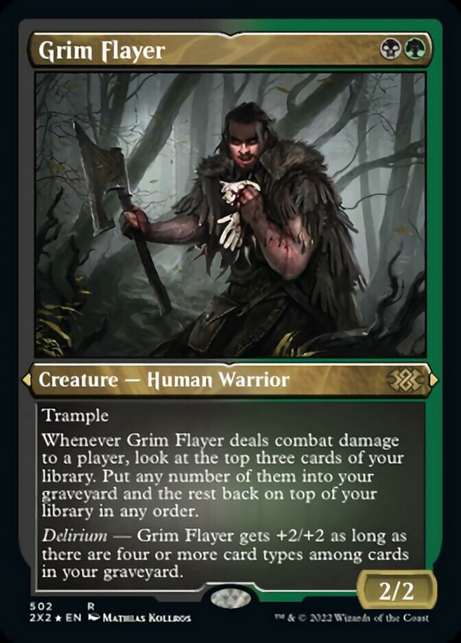 Grim Flayer (Foil Etched) [Double Masters 2022] | Exor Games New Glasgow