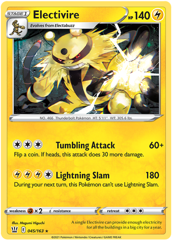 Electivire (045/163) [Sword & Shield: Battle Styles] | Exor Games New Glasgow