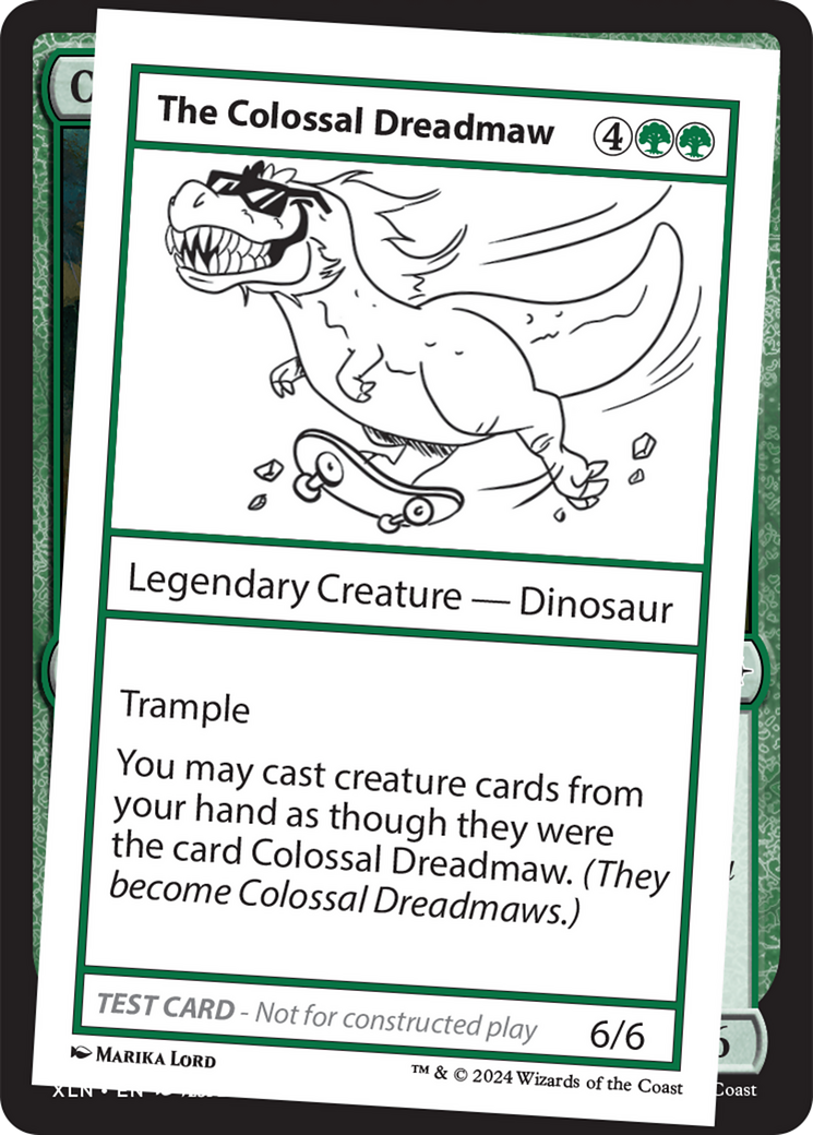 The Colossal Dreadmaw [Mystery Booster 2 Playtest Cards] | Exor Games New Glasgow