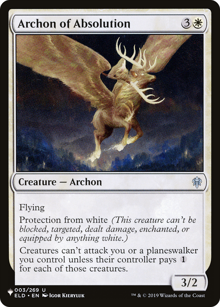 Archon of Absolution [The List Reprints] | Exor Games New Glasgow