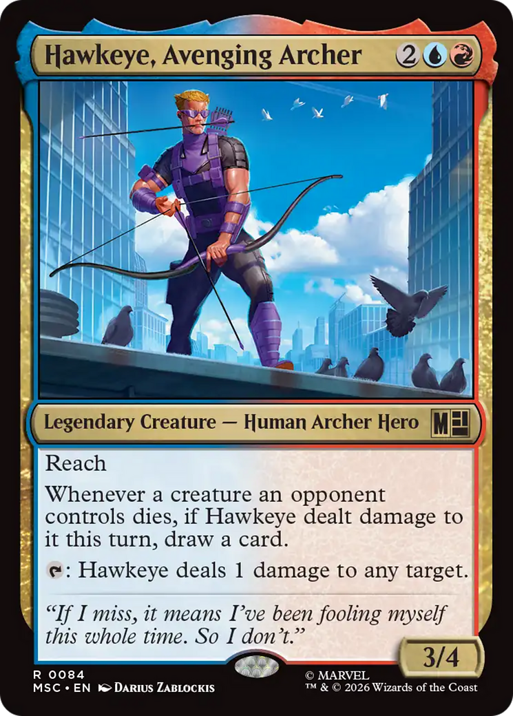 Hawkeye, Avenging Archer [Marvel Super Heroes Commander] | Exor Games New Glasgow