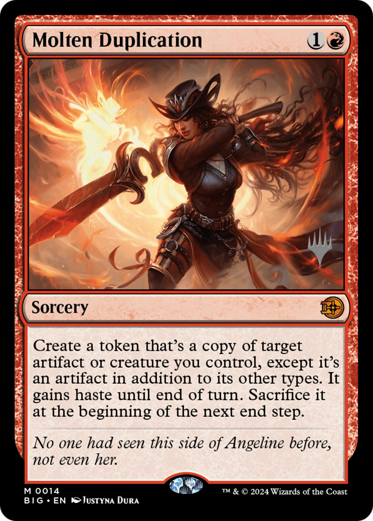 Molten Duplication [Outlaws of Thunder Junction: The Big Score Promos] | Exor Games New Glasgow