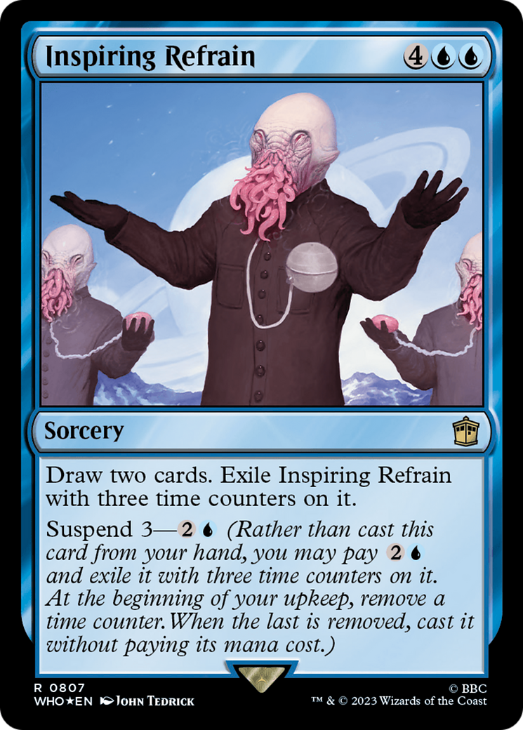 Inspiring Refrain (Surge Foil) [Doctor Who] | Exor Games New Glasgow