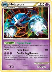 Metagross (4/95) (Cracked Ice Holo) (Theme Deck Exclusive) [HeartGold & SoulSilver: Unleashed] | Exor Games New Glasgow