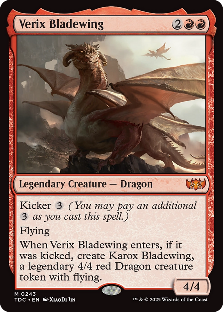 Verix Bladewing [Tarkir: Dragonstorm Commander] | Exor Games New Glasgow