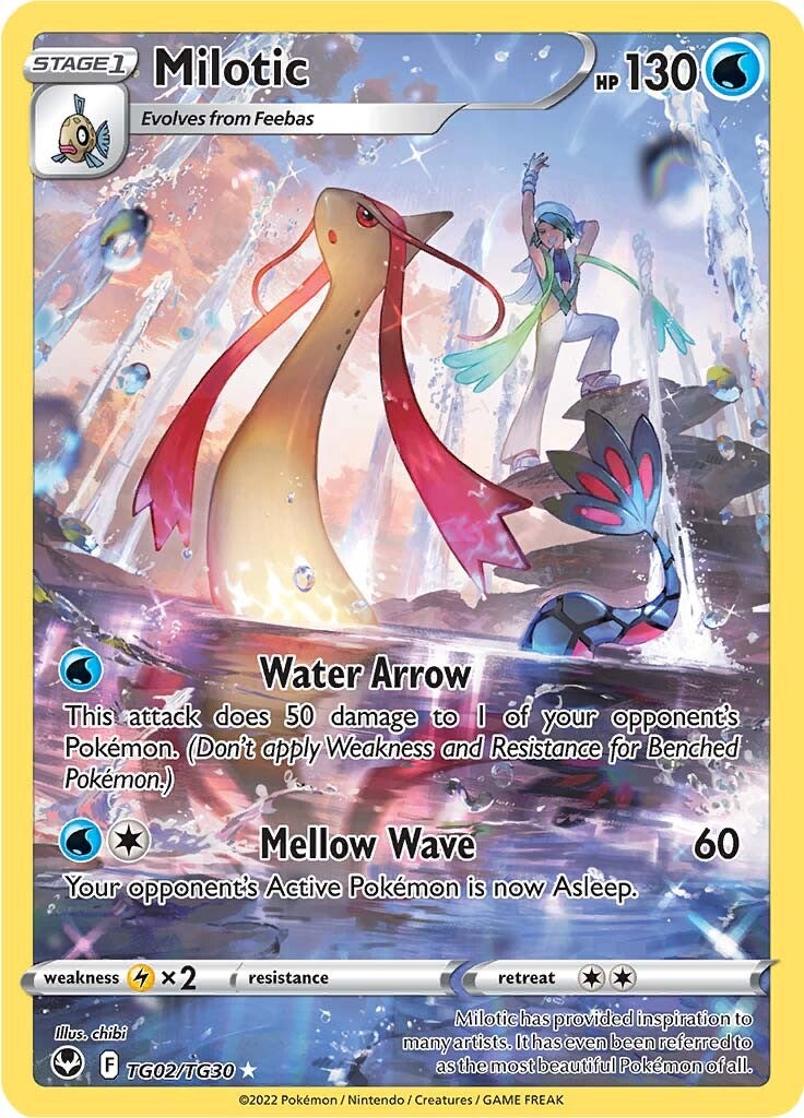 Milotic (TG02/TG30) [Sword & Shield: Silver Tempest] | Exor Games New Glasgow