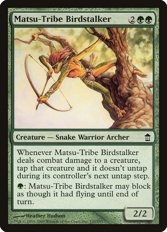 Matsu-Tribe Birdstalker [Saviors of Kamigawa] | Exor Games New Glasgow